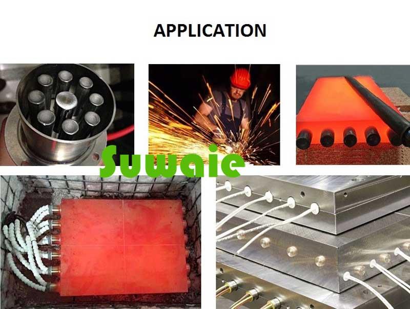 برنامه های بخاری کارتریج با قطر 12 ولت 12V 40W 4mm Diameter 12V 40W Cartridge Heater applications